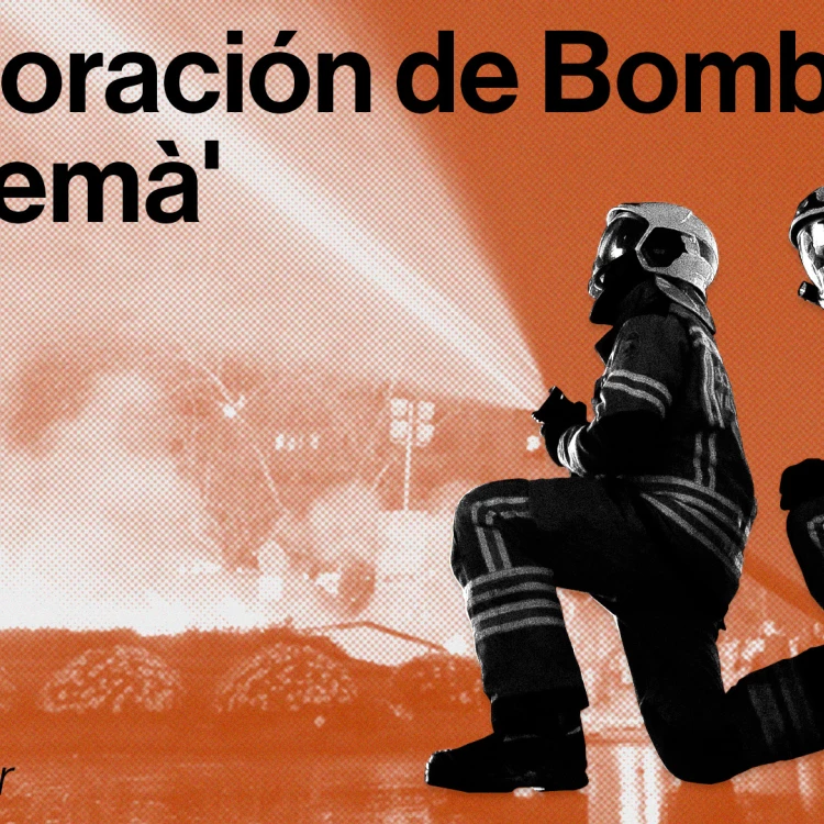 Imagen relacionada de apoyo bomberos quema escolar valencia