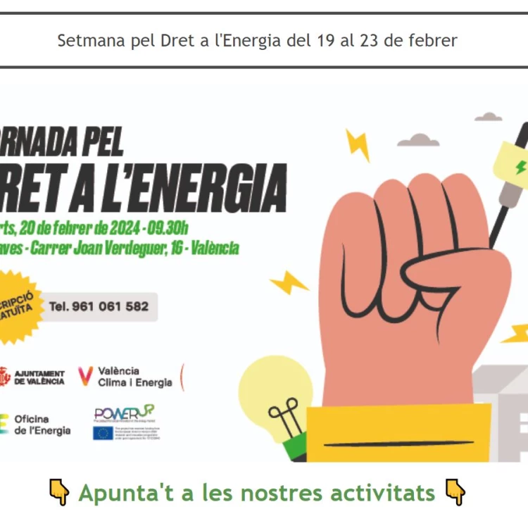 Imagen relacionada de valencia celebra la semana por el derecho a la energia