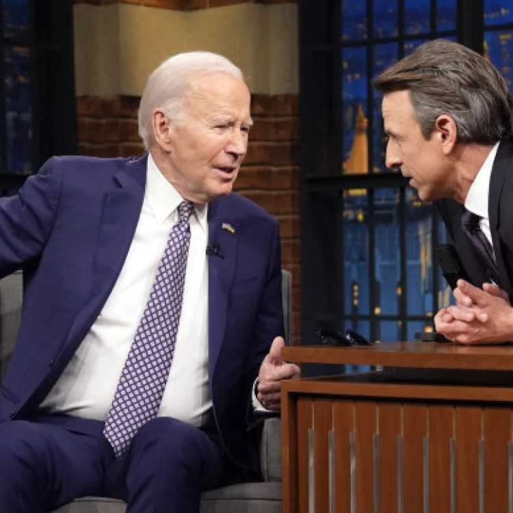 Imagen relacionada de biden defensa edad late night