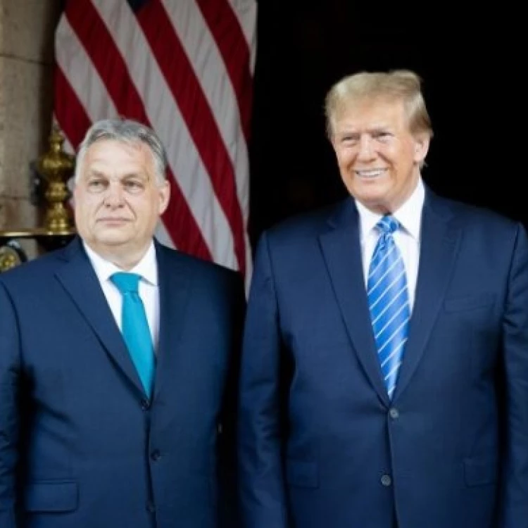 Imagen relacionada de donald trump viktor orban reunion florida