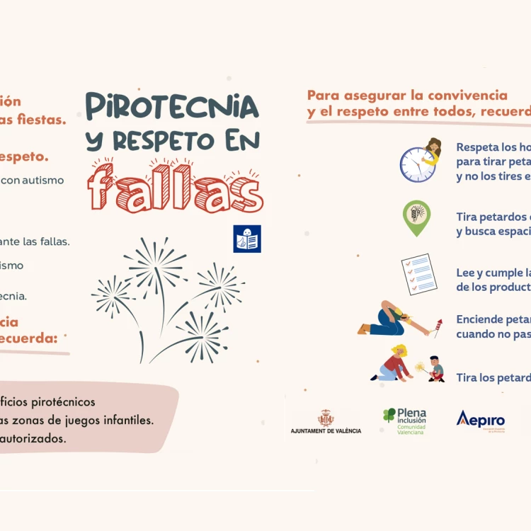 Imagen relacionada de presentan campana para fomentar uso responsable de la pirotecnia en fallas en valencia