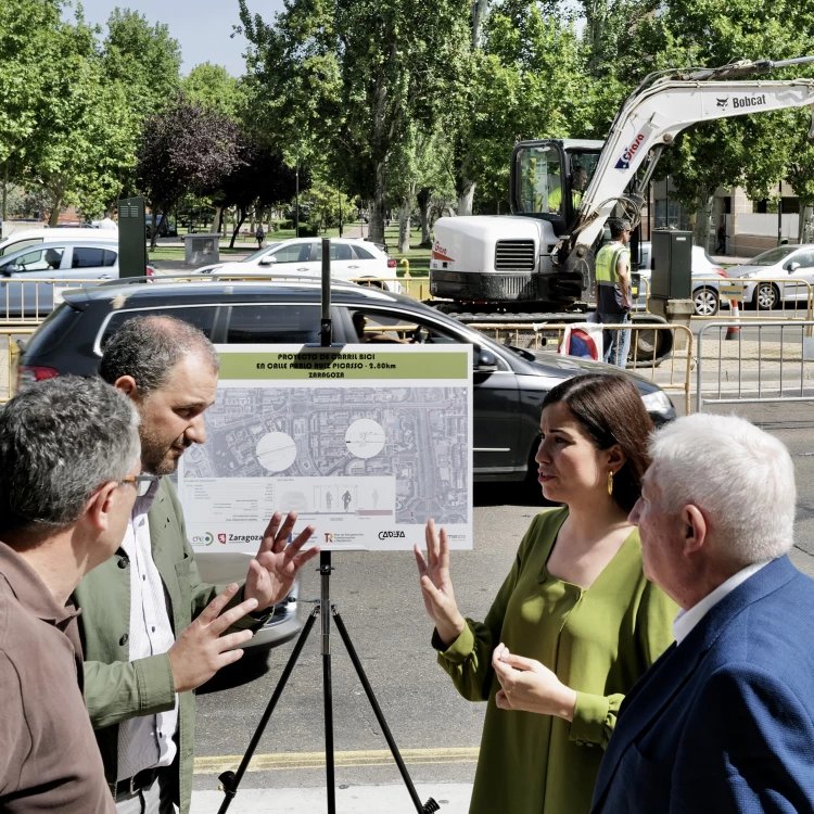 Imagen relacionada de carril bicicletas zaragoza obras