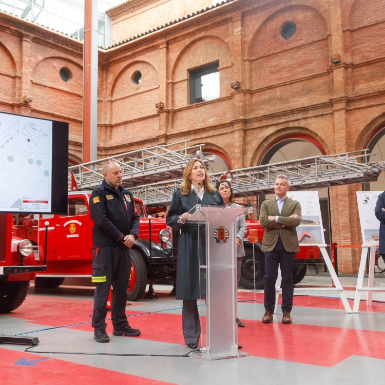 Imagen relacionada de gobierno zaragoza proyecto parque bomberos la cartuja