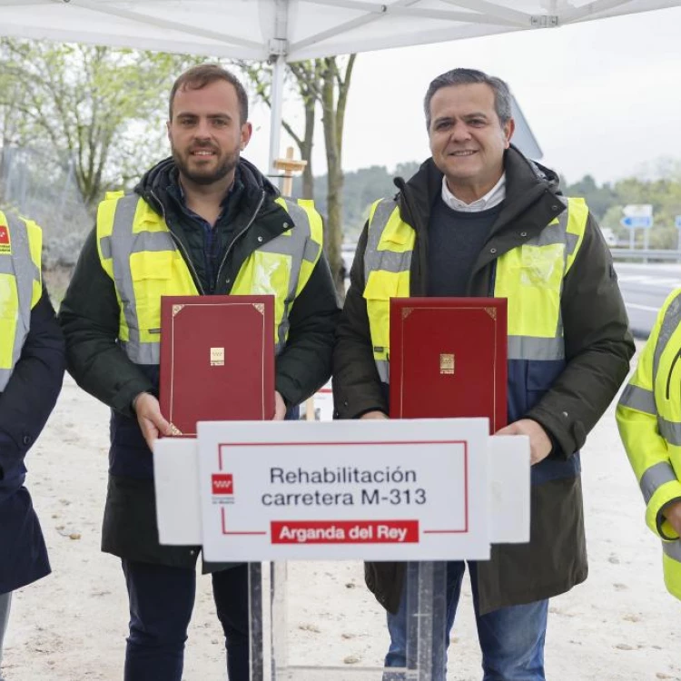 Imagen relacionada de finalizacion obras rehabilitacion carretera m313 madrid