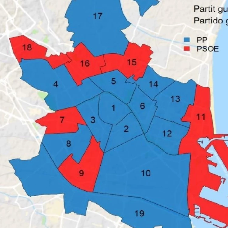 Imagen relacionada de resultados electorales valencia