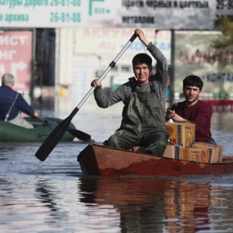 Imagen relacionada de crecida rios inundaciones rusia kazajistan