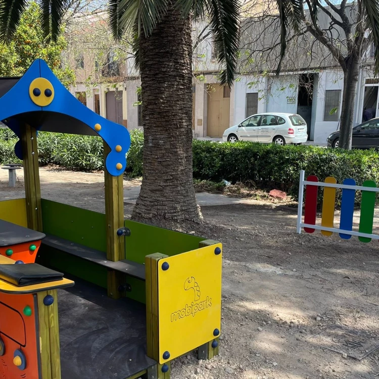 Imagen relacionada de finalizacion obras ampliacion zona juegos infantiles valencia