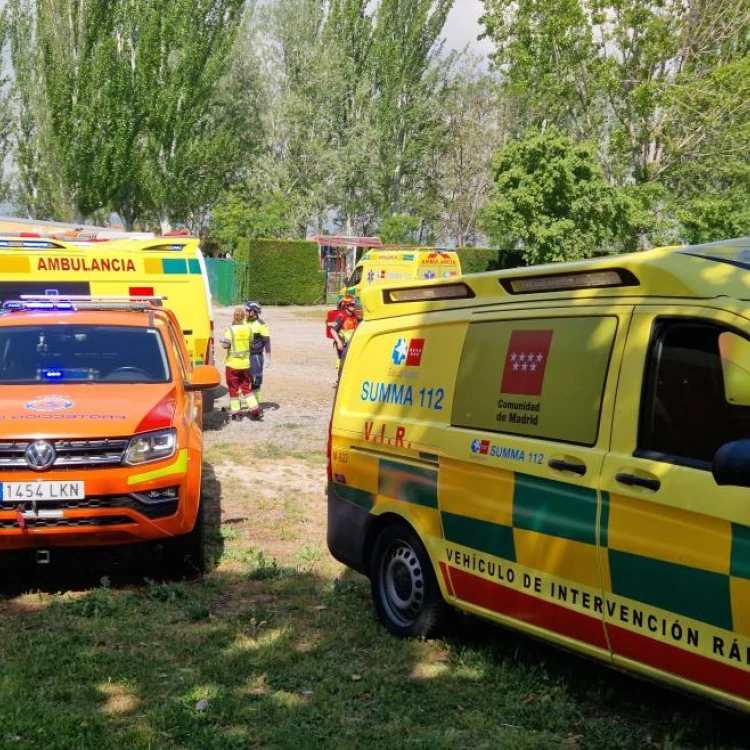 Imagen relacionada de ejercicio simulacro emergencia madrid